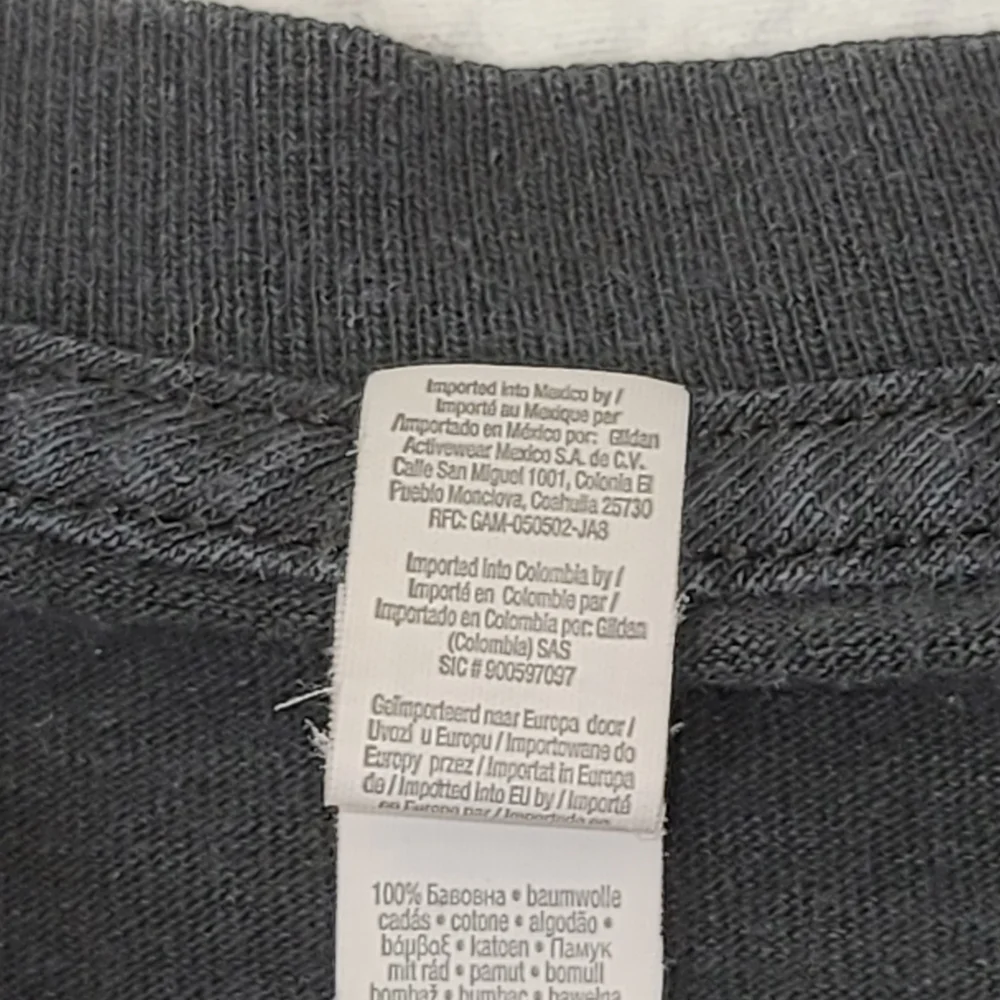 3/625. Alstyle Short Sleeve T-Shirt Black Sz L - Picture 7 of 8